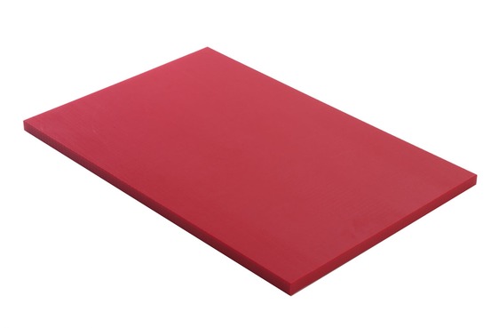 Planche sur mesure rouge- ep.2.5 -le m2 - matériel chr pro