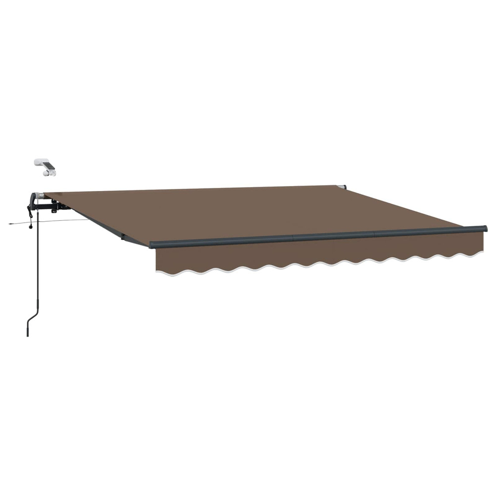 Tissu de auvent taupe 450 × 350 cm polyester