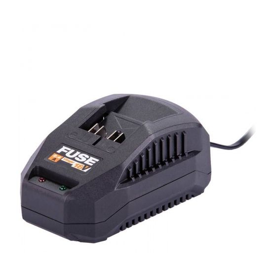 Chargeur rapide batterie 2,4 ah 70 watts outils électrique 18v villager fuse