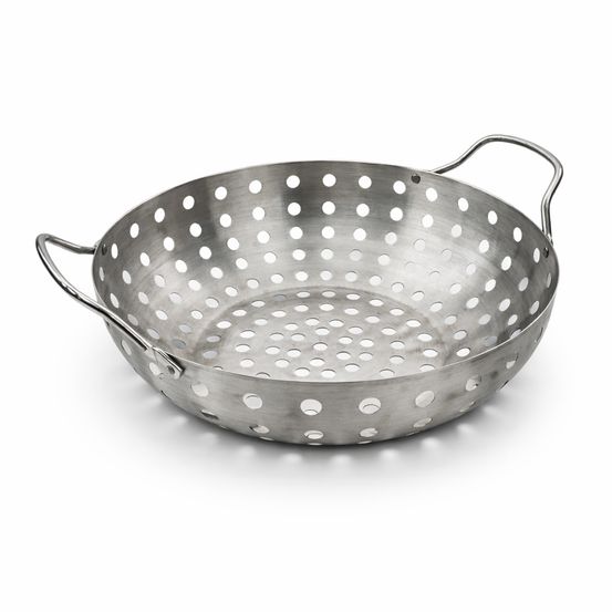 Panier de cuisson en acier inoxydable patton pour barbecue - ø 28 cm
