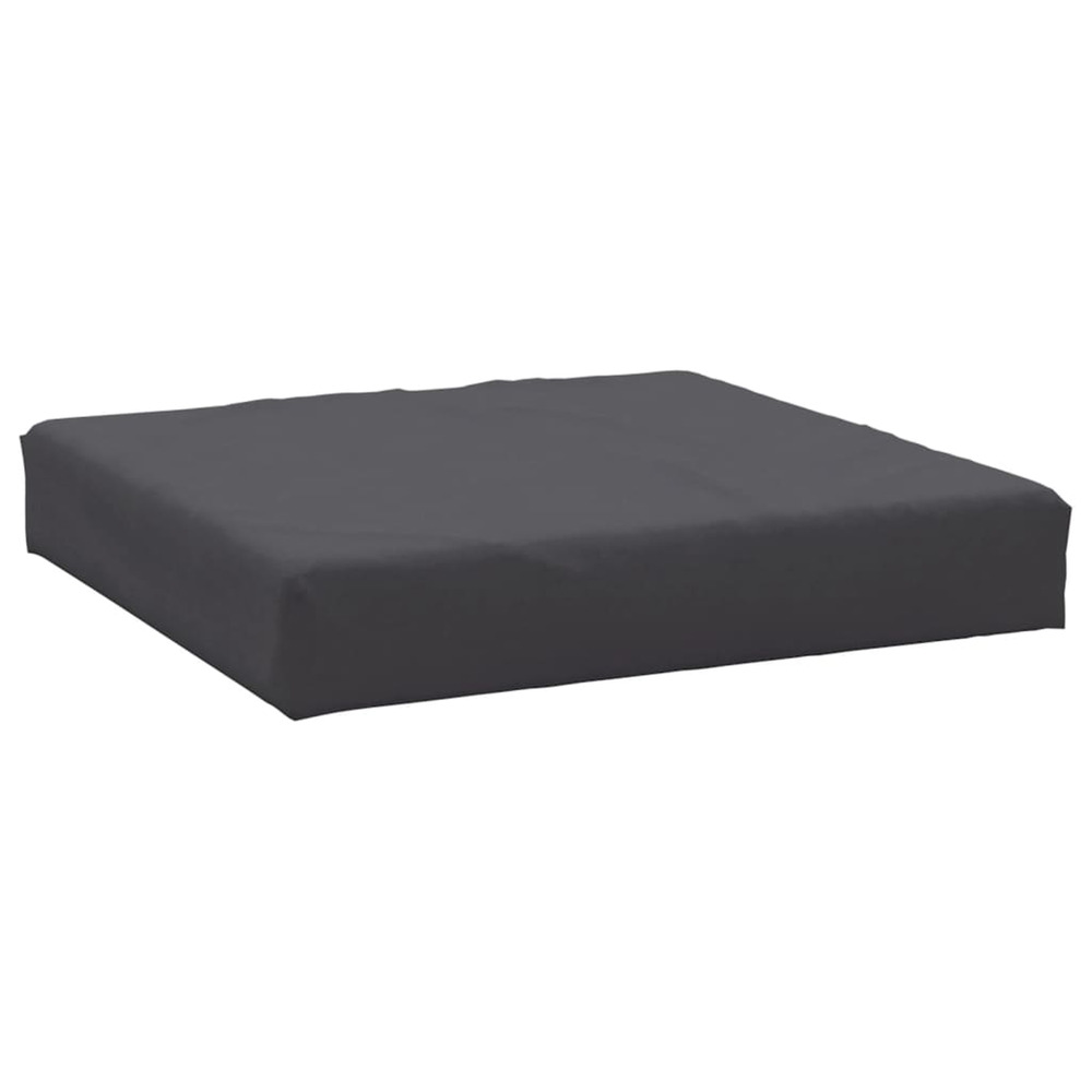 Coussin de palette anthracite 60x60x6 cm tissu oxford