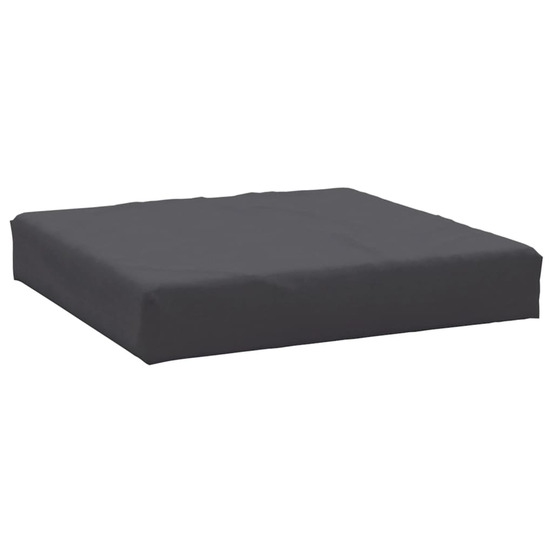 Coussin de palette anthracite 60x60x6 cm tissu oxford