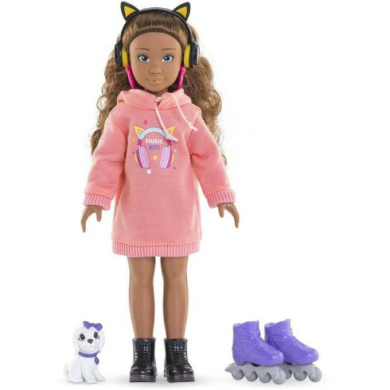 Poupée mannequin - - melody music & mode - 28 cm - 4 accessoires - des 4 ans