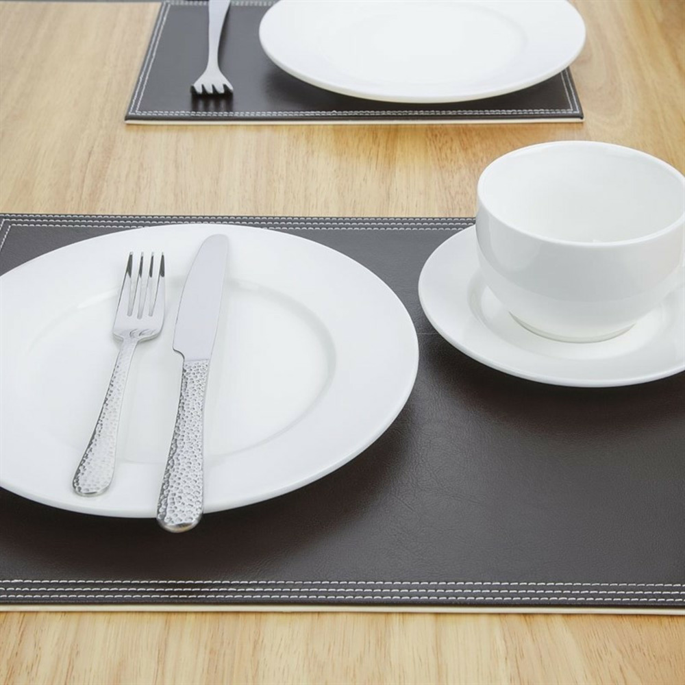 Set de table en simili cuir 300 x 400 mm - olympia