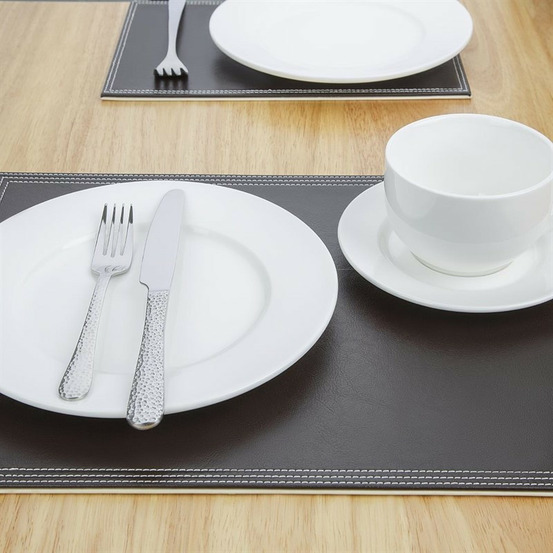 Set de table en simili cuir 300 x 400 mm - olympia
