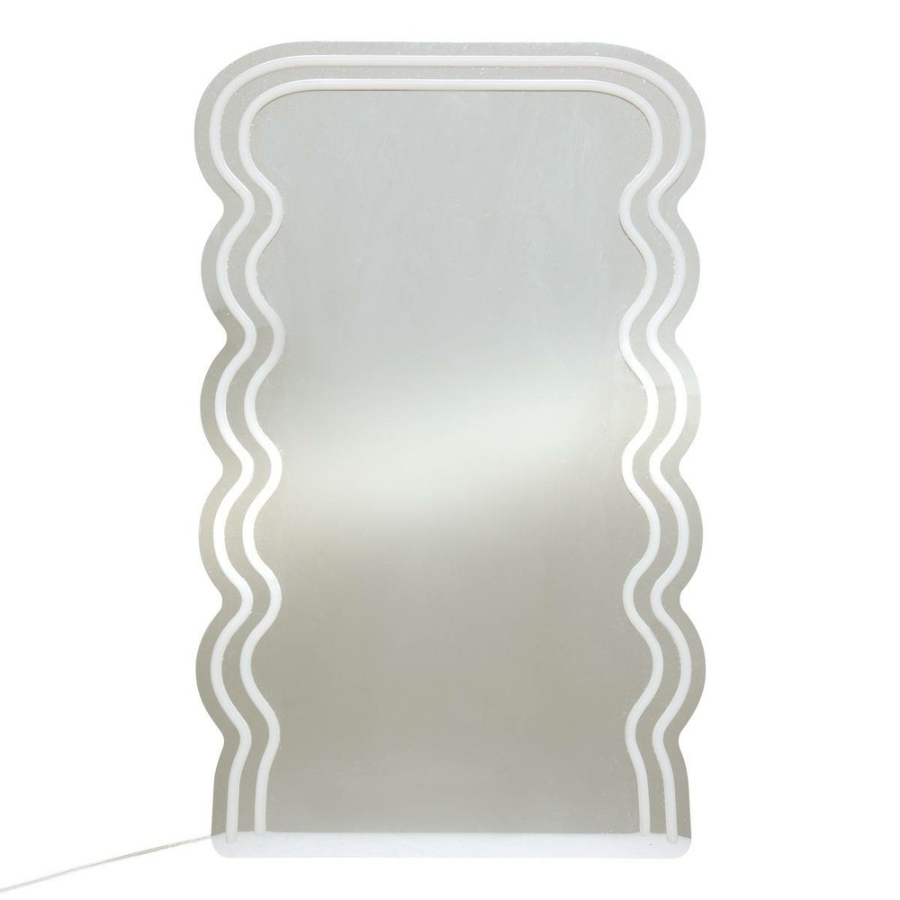 Néon led miroir wavy 60x38cm