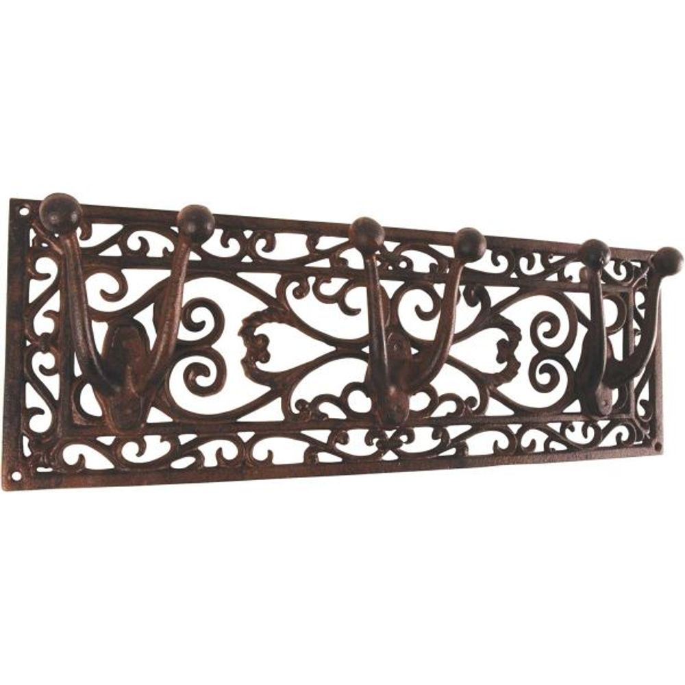 Porte outils jardin antique en fonte 3 supports