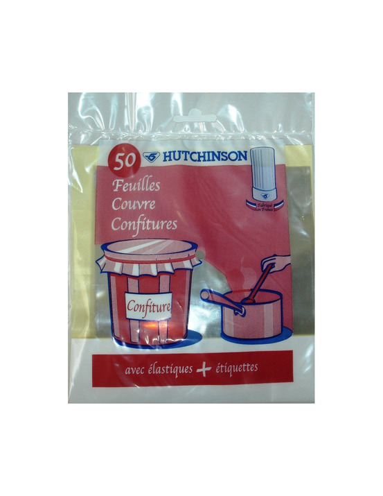 Feuillesx50 couvre pot confiture - bouchonnerie jocondienne