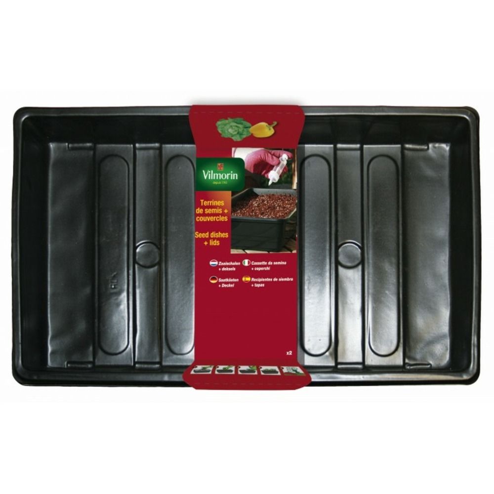 Terrines de semis avec couvercle