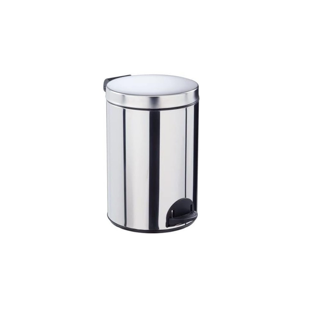 Poubelle à pédale 14l inox - 90266