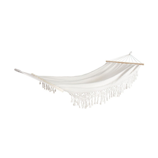 Hamac en coton et franges