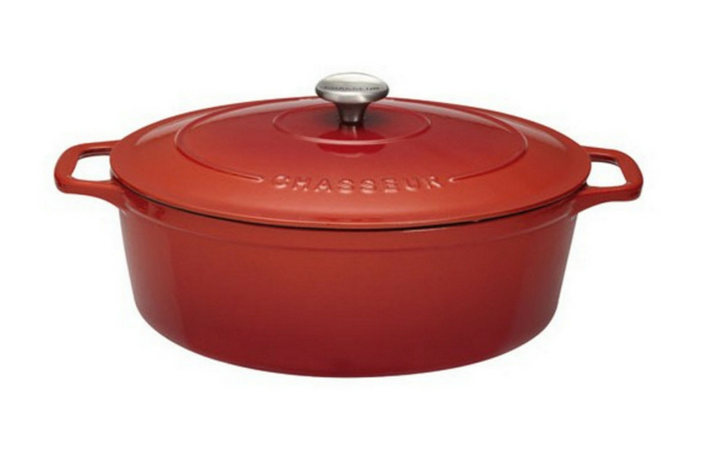 Cocotte ovale en fonte émaillée 27cm rubis sublime - puc472758