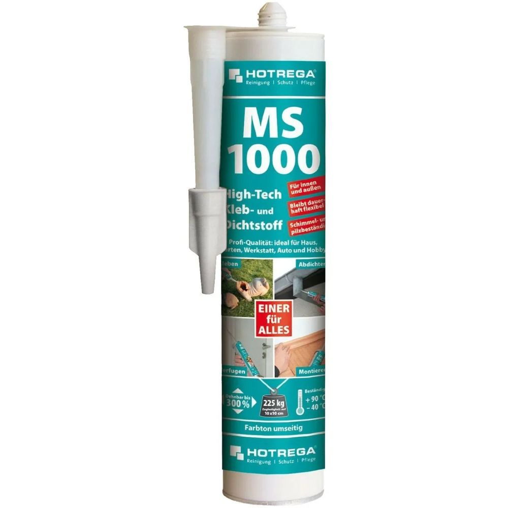 Mastic colle transparent, 4 x 290 ml, cristal, colle etanche