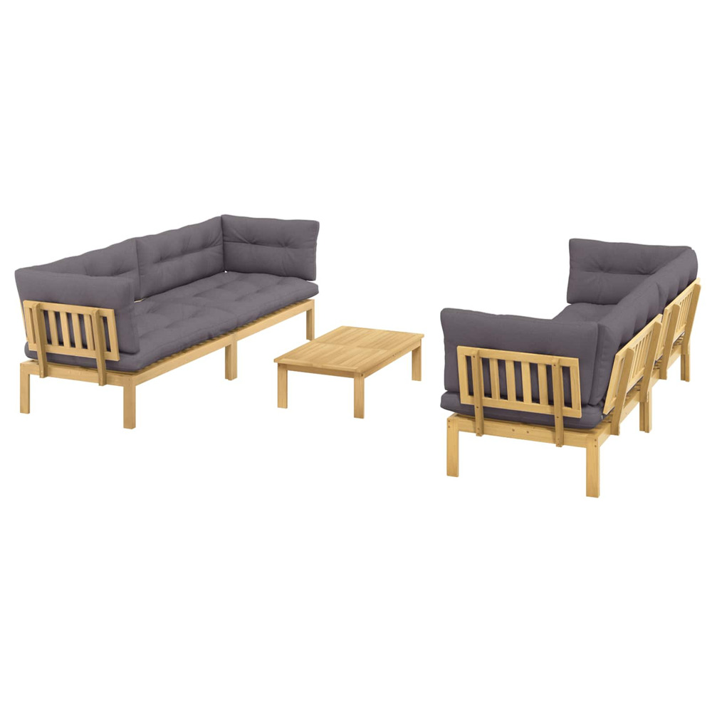 5 pièce unité du canapé en palette de jardin