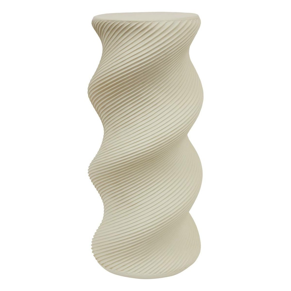 Porte-plante 1 étagères twist beige 24x24cm