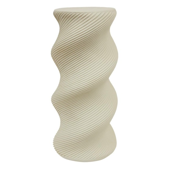 Porte-plante 1 étagères twist beige 24x24cm
