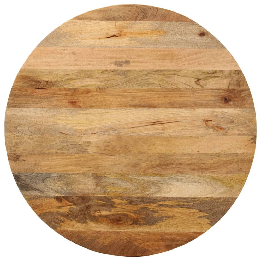 Dessus de table ø 90x2,5 cm rond bois de manguier massif