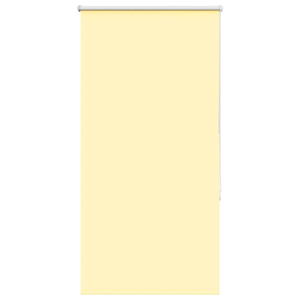 Store enrouleur occultant jaune largeur du tissu 70,7 cm