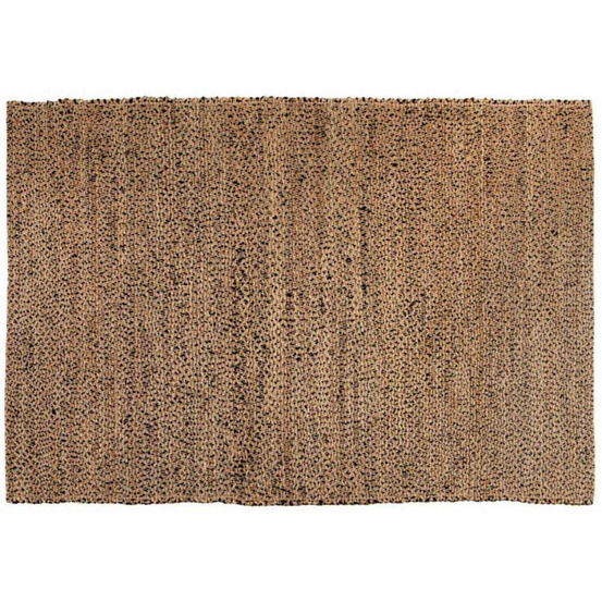 Tapis en jute et coton elliot carbone 120 x 170 cm