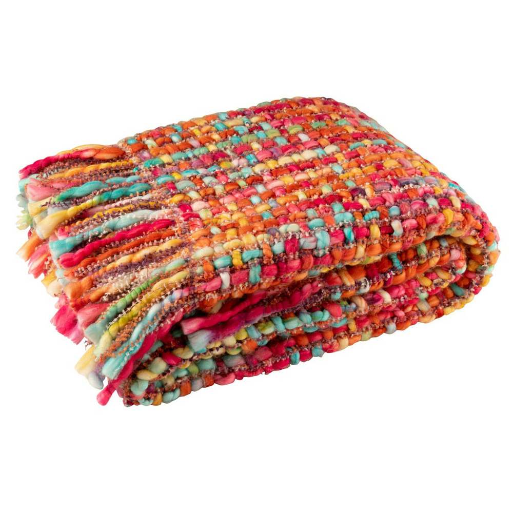 Plaid tricoté 