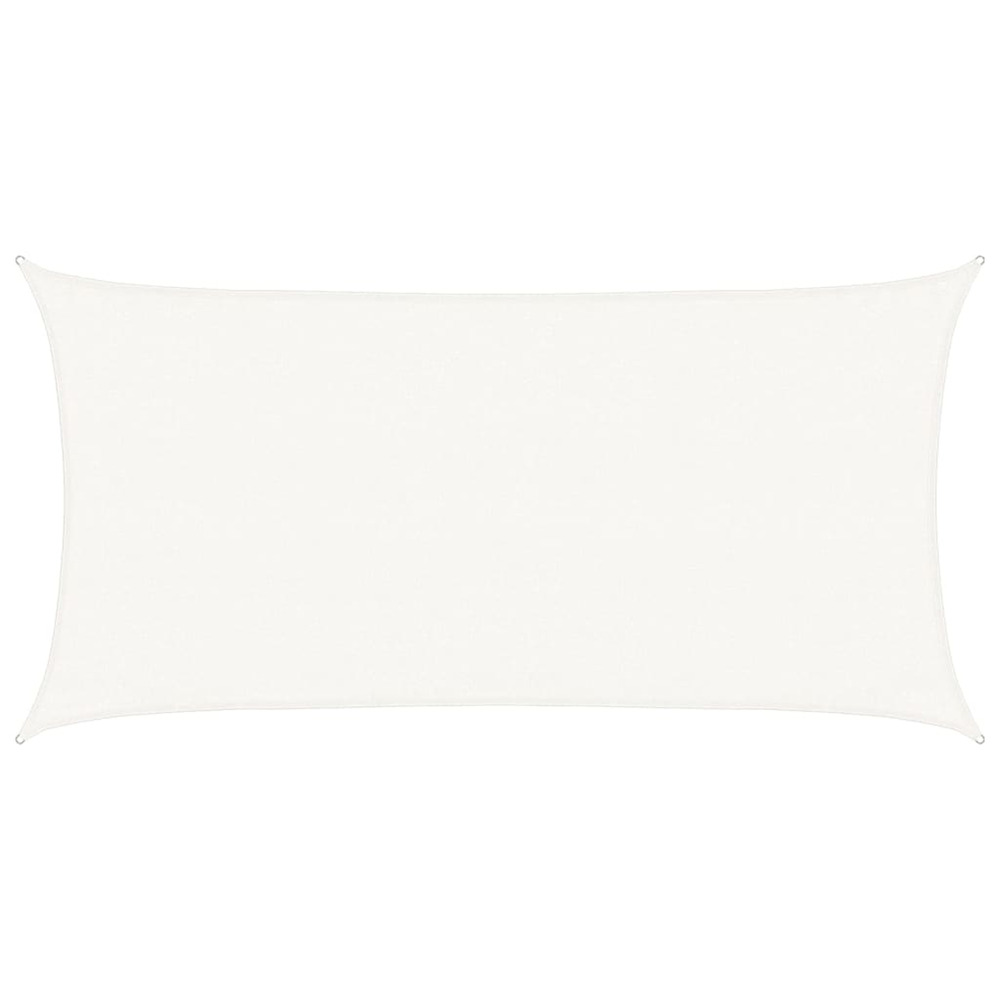 Voile d'ombrage 160 g/m² blanc 3x6 m pehd