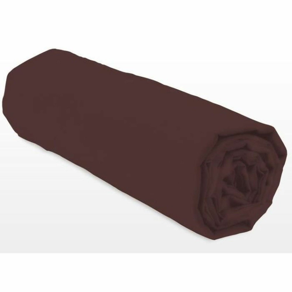Drap-housse 140 x 190+30 cm - marron