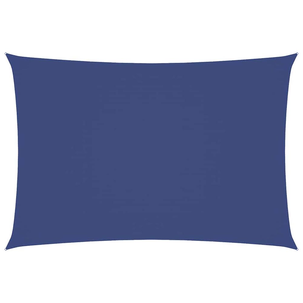 Voile de parasol tissu oxford rectangulaire 2,5x4,5 m bleu