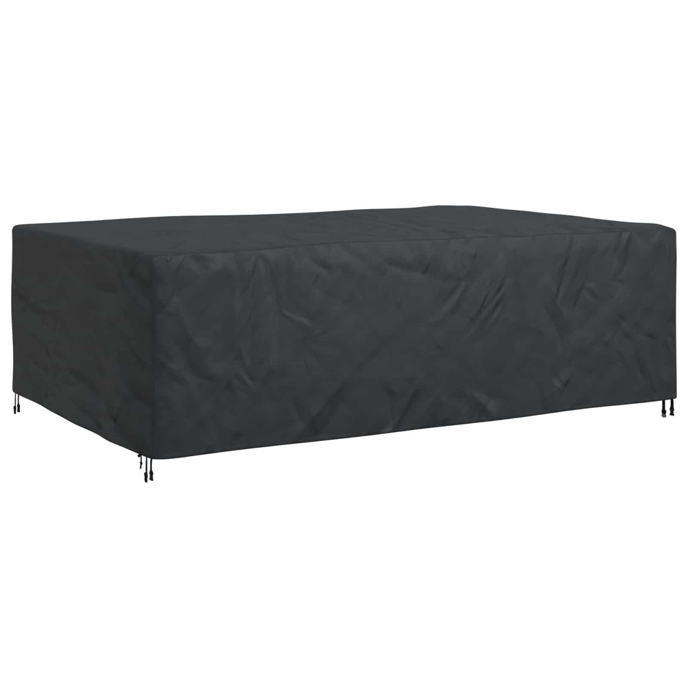 Housse pour meubles uni noir 300 x 200 x 90 cm 600d