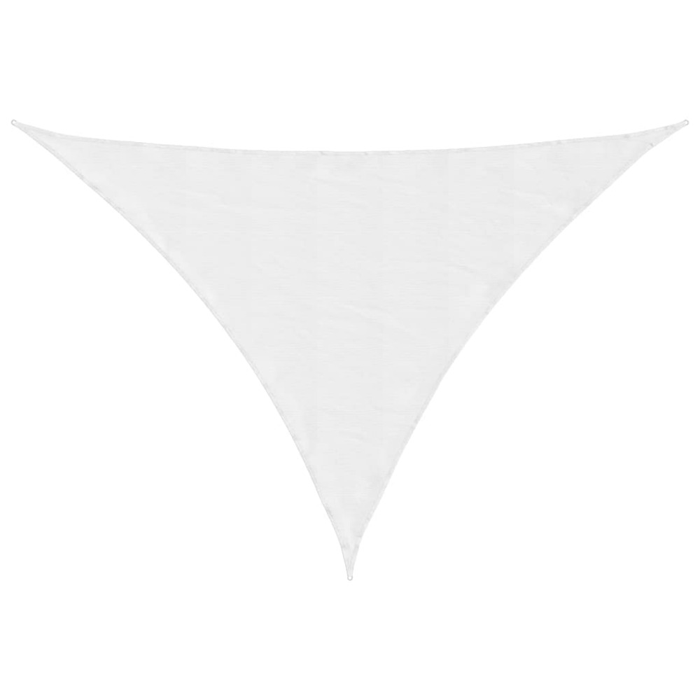 Voile de parasol tissu oxford triangulaire 3x4x4 m blanc