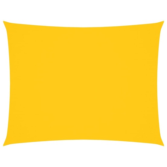 Voile de parasol tissu oxford rectangulaire 5x7 m jaune