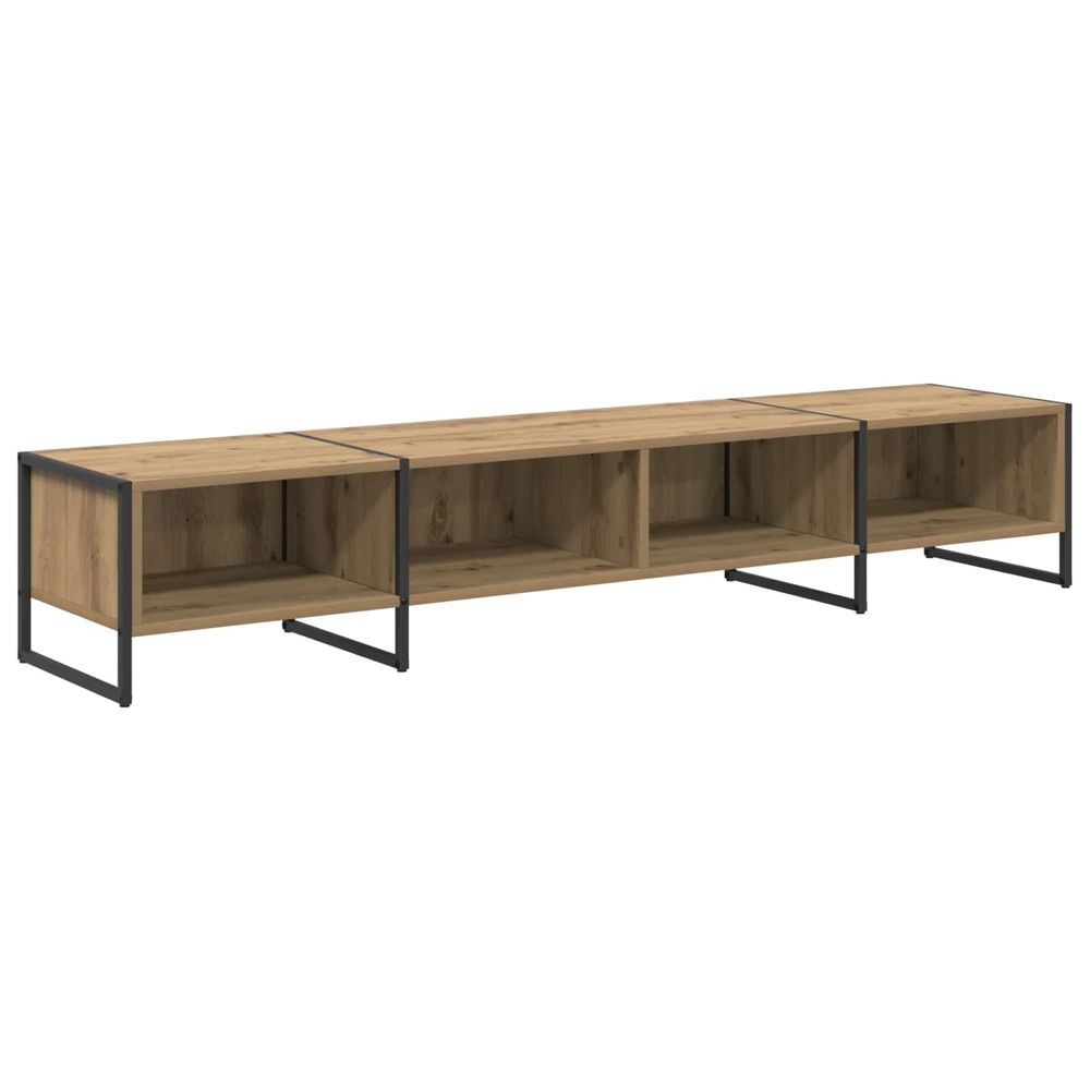 Meuble tv 170,5 x 36 x 30 cm chêne artisanal bois d'ingénierie