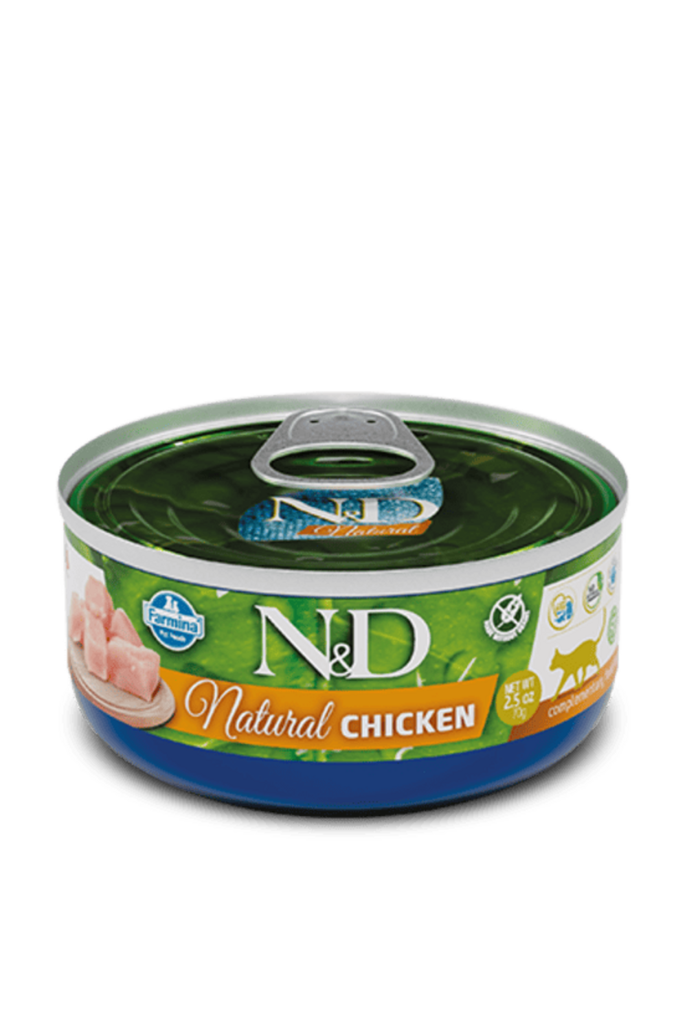 Humides n&d chat natural poulet 24x70 gr