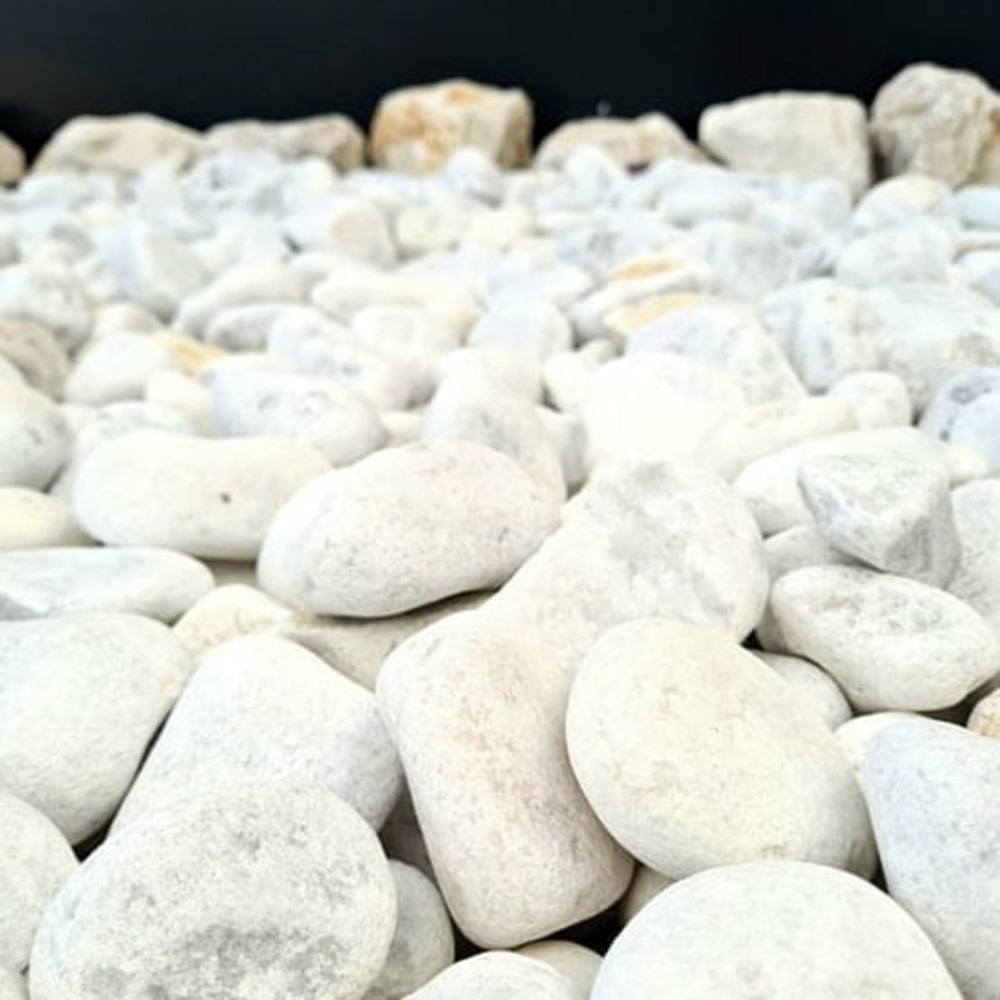 Galet Blanc Jardin Gravier Secret Vert Graviers Marbre