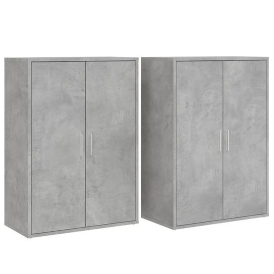 Buffet bahut commode armoire meuble de rangement organisateur cuisine salle de séjour salons lot de 2 60 x 31 x 84 cm bois d'