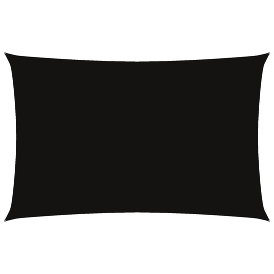 Voile de parasol tissu oxford rectangulaire 5x8 m noir