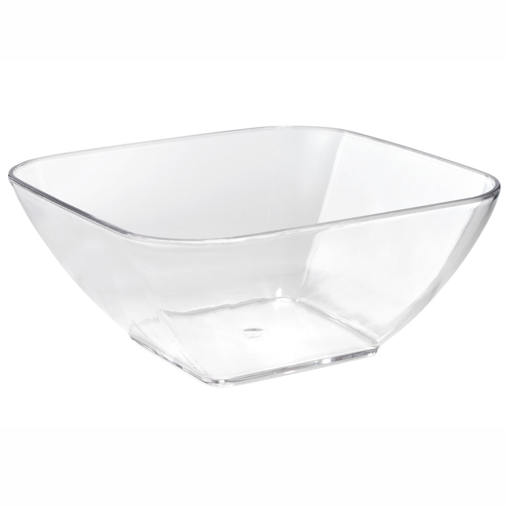 Saladier carré transparent en acrylique 147mm à 285mm - pujadas