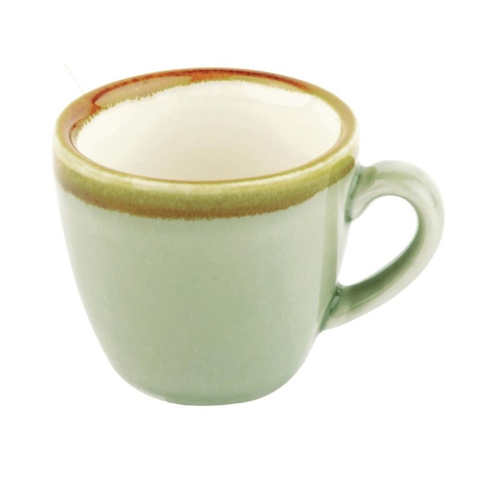 Tasse à expresso couleur mousse kiln olympia 85ml - lot de 6