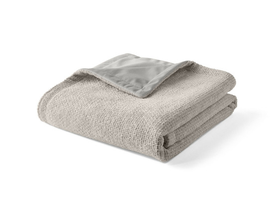 Paolo - plaid - 100x140 cm - en velours texturé et velours