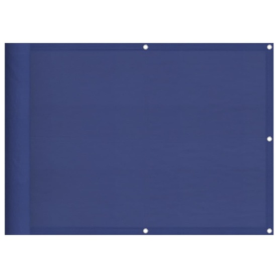 Écran de balcon bleu 75x800 cm 100% polyester oxford