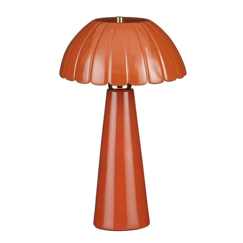 Lampe de table naomi h40.5x24cm - brun