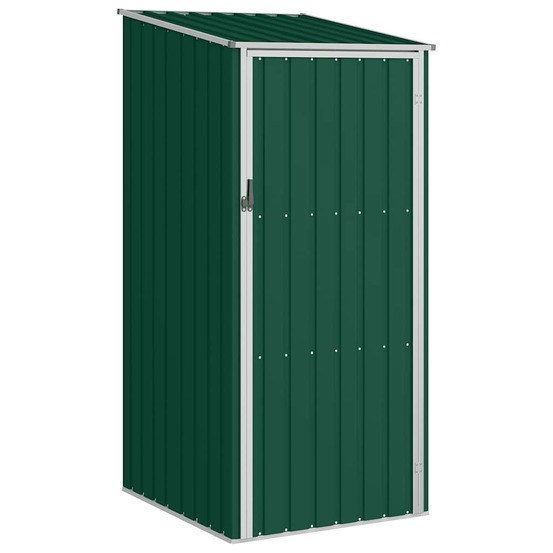 Abri de jardin vert 87x98x159 cm métal galvanisé