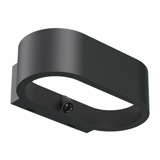 Applique murale solaire noxis noir sensor h6cm