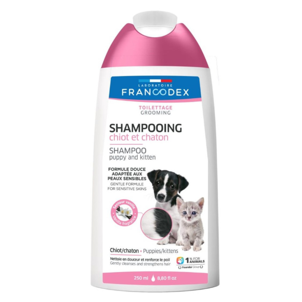 Shampooing 250ml spécial chiot et chaton