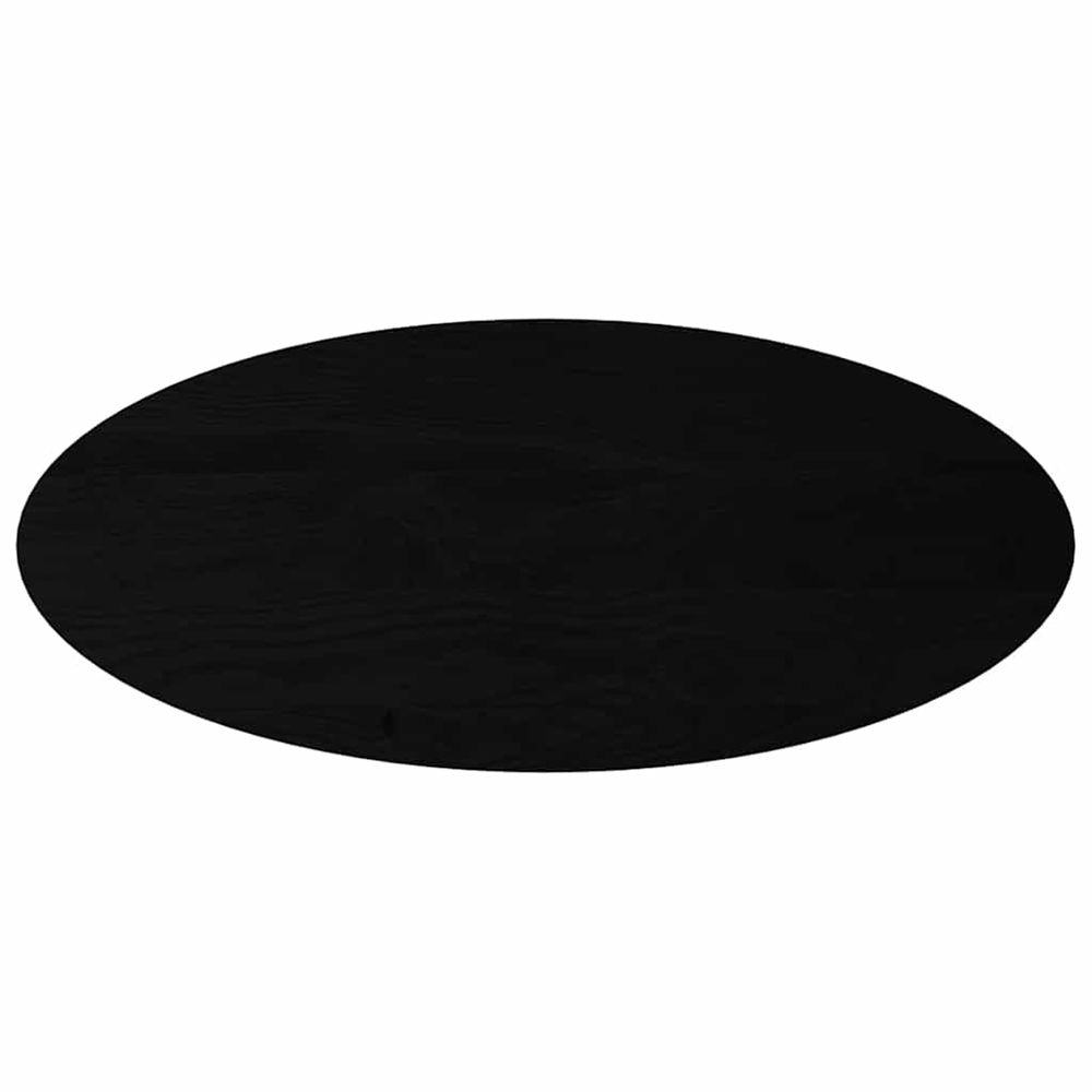 Dessus de table marron foncé 140x60x4cm bois chêne massif ovale