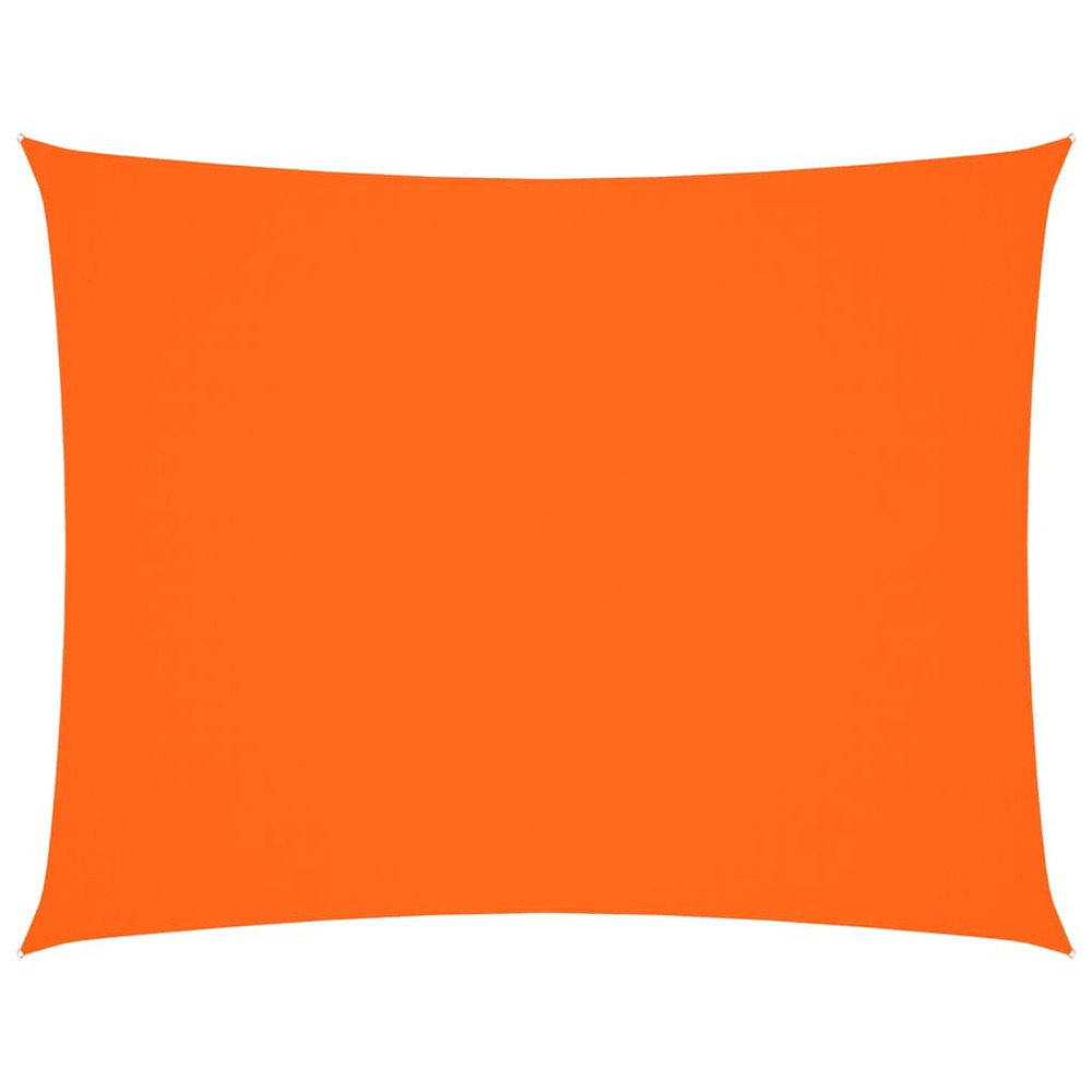 Voile de parasol tissu oxford rectangulaire 5x7 m orange