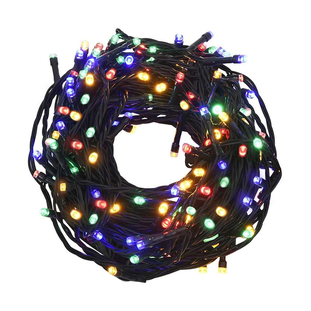 Guirlande led avec 1000 led multicolore 100 m pvc