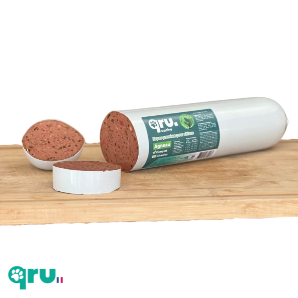 Saucisson barf agneau 800g sans céréales