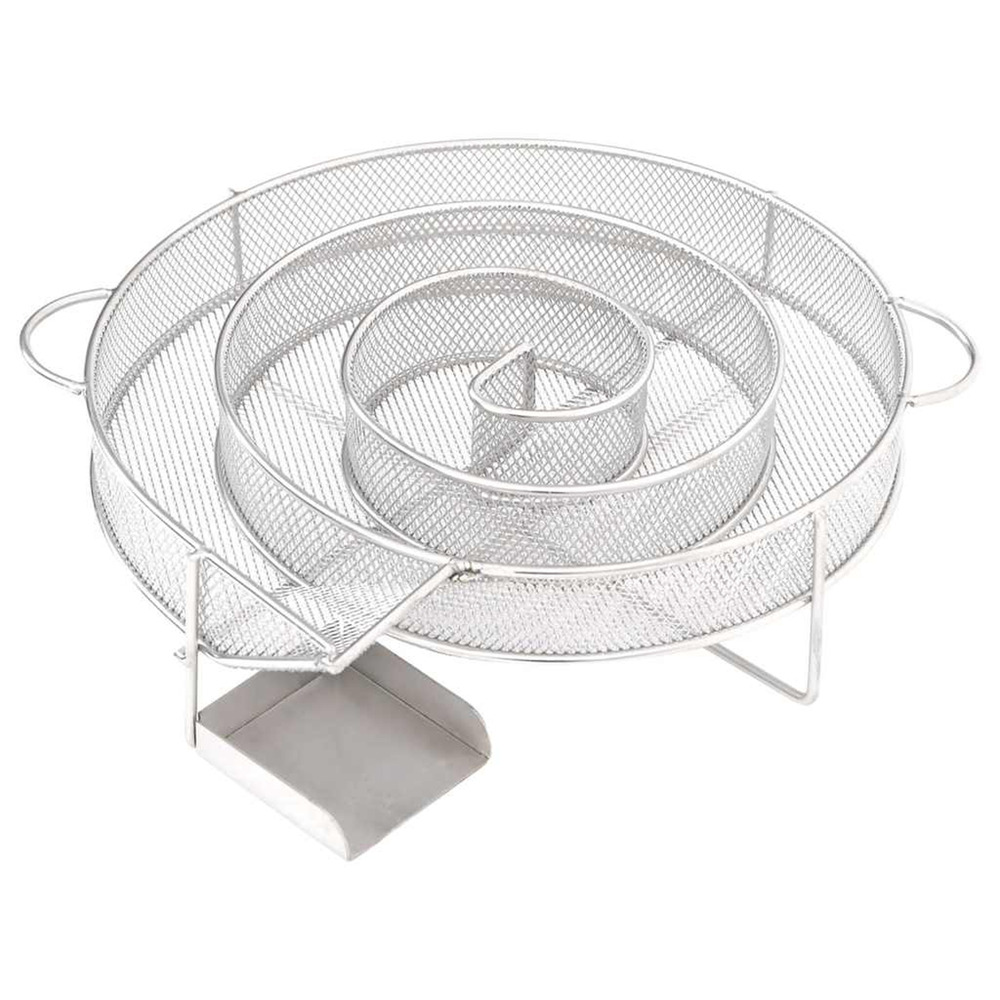 Générateur de fumée froide rond 19,5 cm acier inoxydable