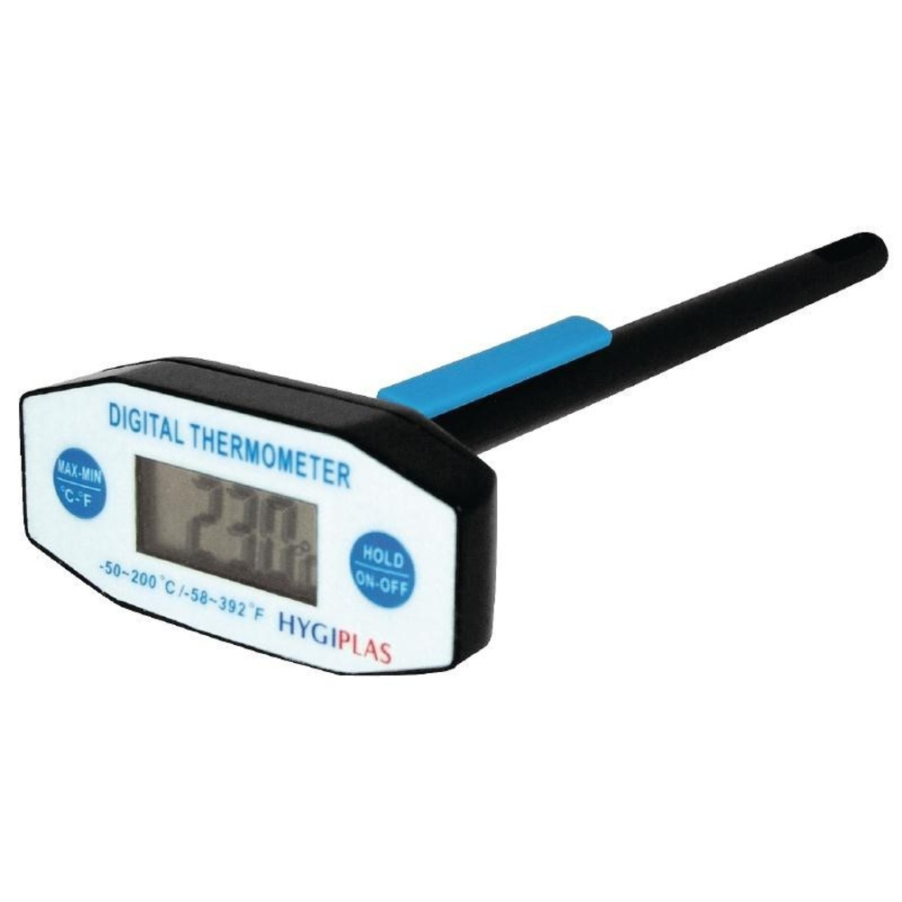 Thermomètre écran lcd et sonde - 50° à + 150 °c - hygiplas