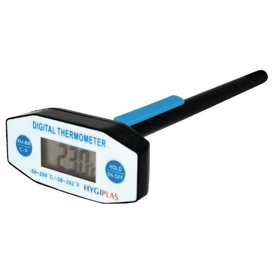 Thermomètre écran lcd et sonde - 50° à + 150 °c - hygiplas